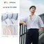 Áo sơ mi nam YODY dài tay kẻ sọc vải linen dáng suông thoải mái lịch lãm MCSH25S058