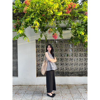 Áo caro babydoll thiết kế Ma Vie