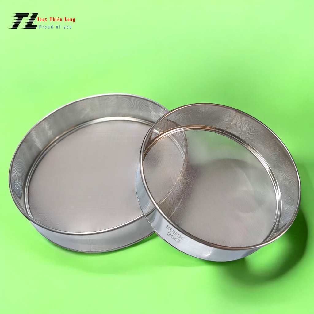 Rây bột inox304 lưới siêu mịn dày đẹp/Rây mịn khít dùng lọc thuốc/Rây ...