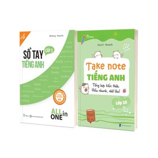 Sách - Combo Sổ tay và Take Note Tiếng Anh - Ngữ Văn Lớp 10- Tổng hợp kiến thức Hiểu nhanh nhớ lâu - TKBooks