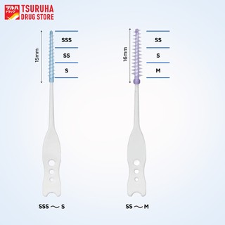 Bàn Chải Kẽ Răng Mềm Siêu Mỏng Hình Chữ I Làm Sạch Khe Răng Niềng Nhẹ Nhàng KURASHI RHYTHM 75 Cái/Vỉ