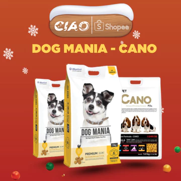 [5kg] THỨC ĂN HẠT CHO CHÓ DOG MANIA (HÀN QUỐC) ( thức ăn khô,thức ăn hạt, cám chó)