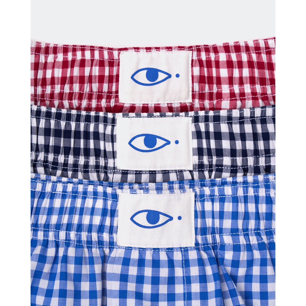 TheBlueTshirt - Quần đùi boxer sọc caro chất liệu cotton classic cho nữ - The Boxer