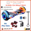 Xe Cân Bằng Điện, Xe Điện Cân Bằng 2 bánh lớn 6.5 inch - Nhạc - Bluetooth tặng miếng bảo vệ + tay cầm cao cấp
