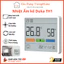 Nhiệt Ẩm kế Duka TH1 Tích Hợp Đồng Hồ Hiển Thị Ngày Giờ Tháng Năm Chính Xác Màn Hình LCD