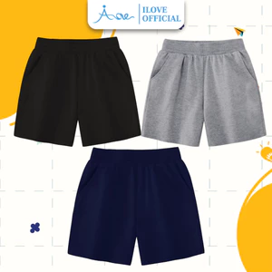 [HÀNG MỚI VỀ] AORE-ILOVE Quần đùi NỈ DA CÁ, Quần short ngắn chất mềm mịn, thoáng mát cho bé trai đi học, đi chơi