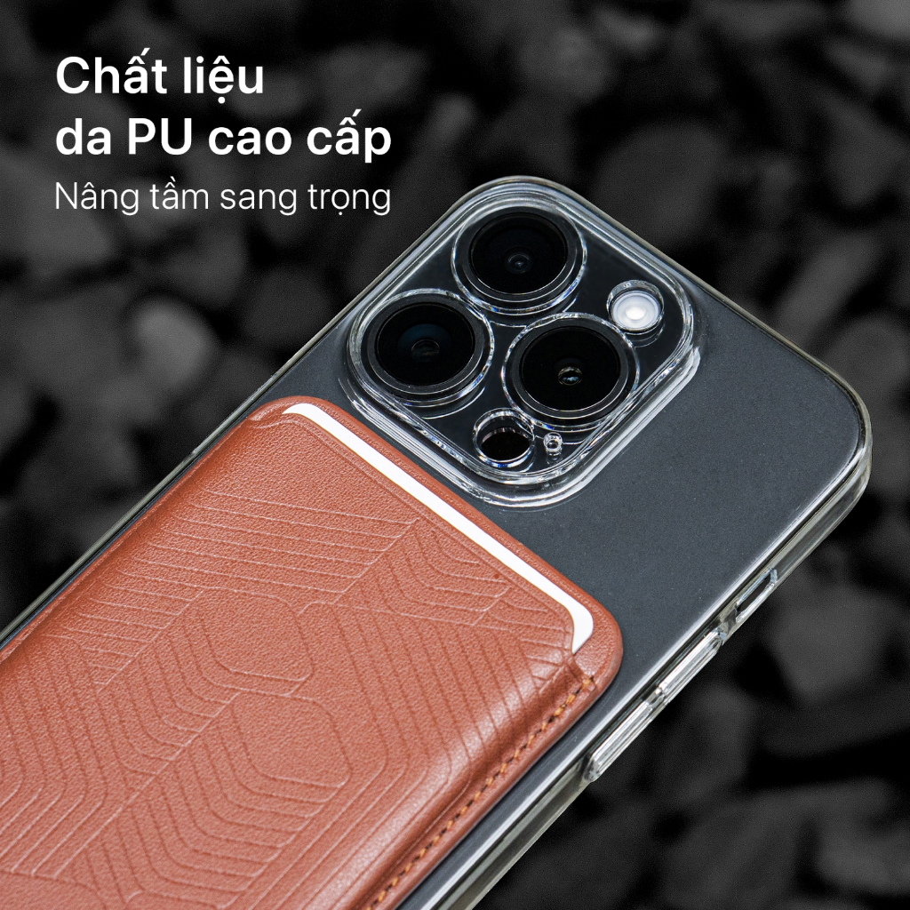 Ví da SLIMCASE Magsafe Wallet sang trọng đẳng cấp