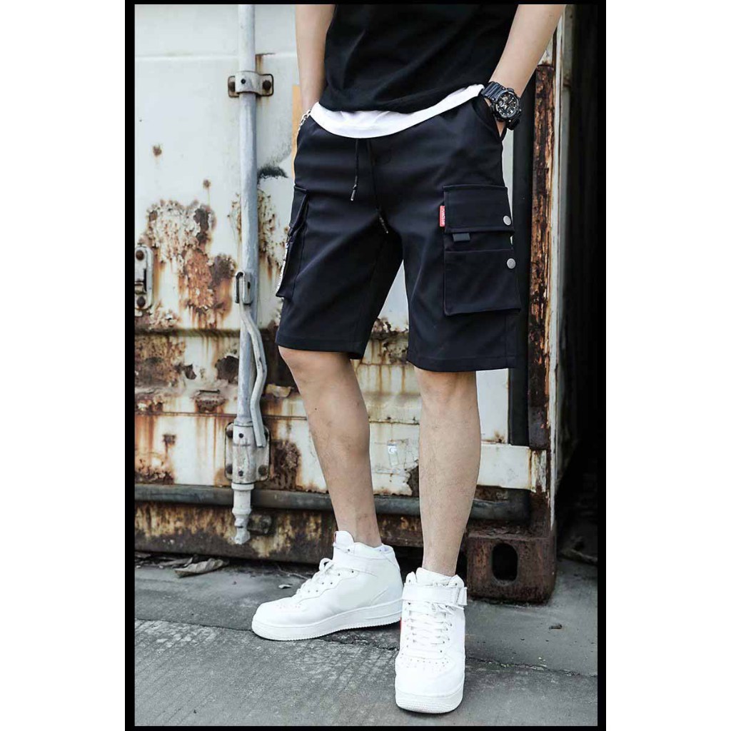Quần Short Nam Nữ Hộp Dây Nai Trẻ Trung Chất Liệu Kaki ,Sọt Kiểu Dáng Basic Phong Cách Hàn Quốc K1