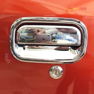Ốp tay nắm, hõm cửa xe Toyota Wigo 2018 - 2022 - Mạ Crom cao cấp, sáng bóng