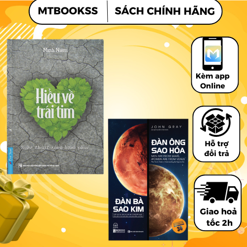 Sách - Combo Hiểu Về Trái Tim + Đàn Bà Sao Kim Đàn Ông Sao Hỏa