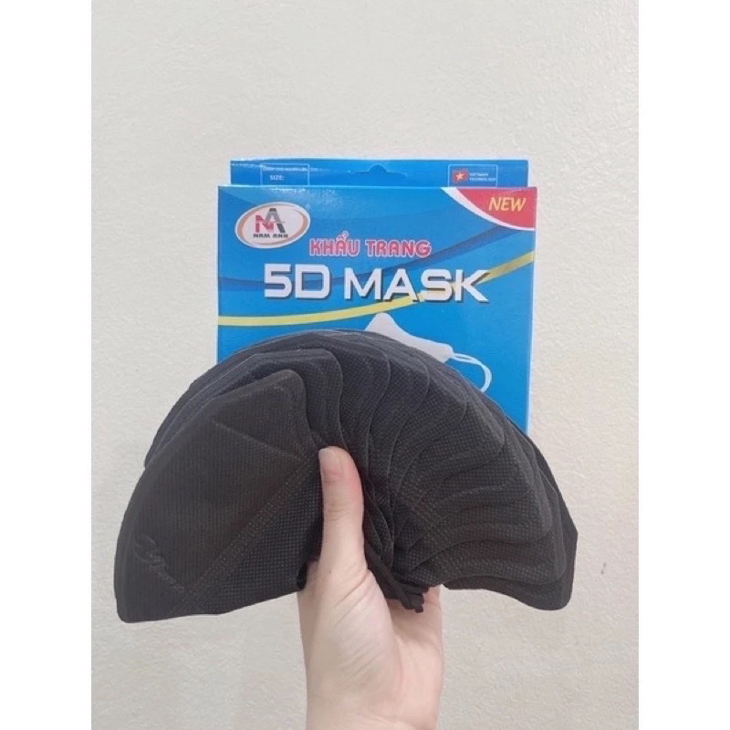 khẩu trang 5d Nam Anh chống bụi êm ái và không lem son môi Muneyes