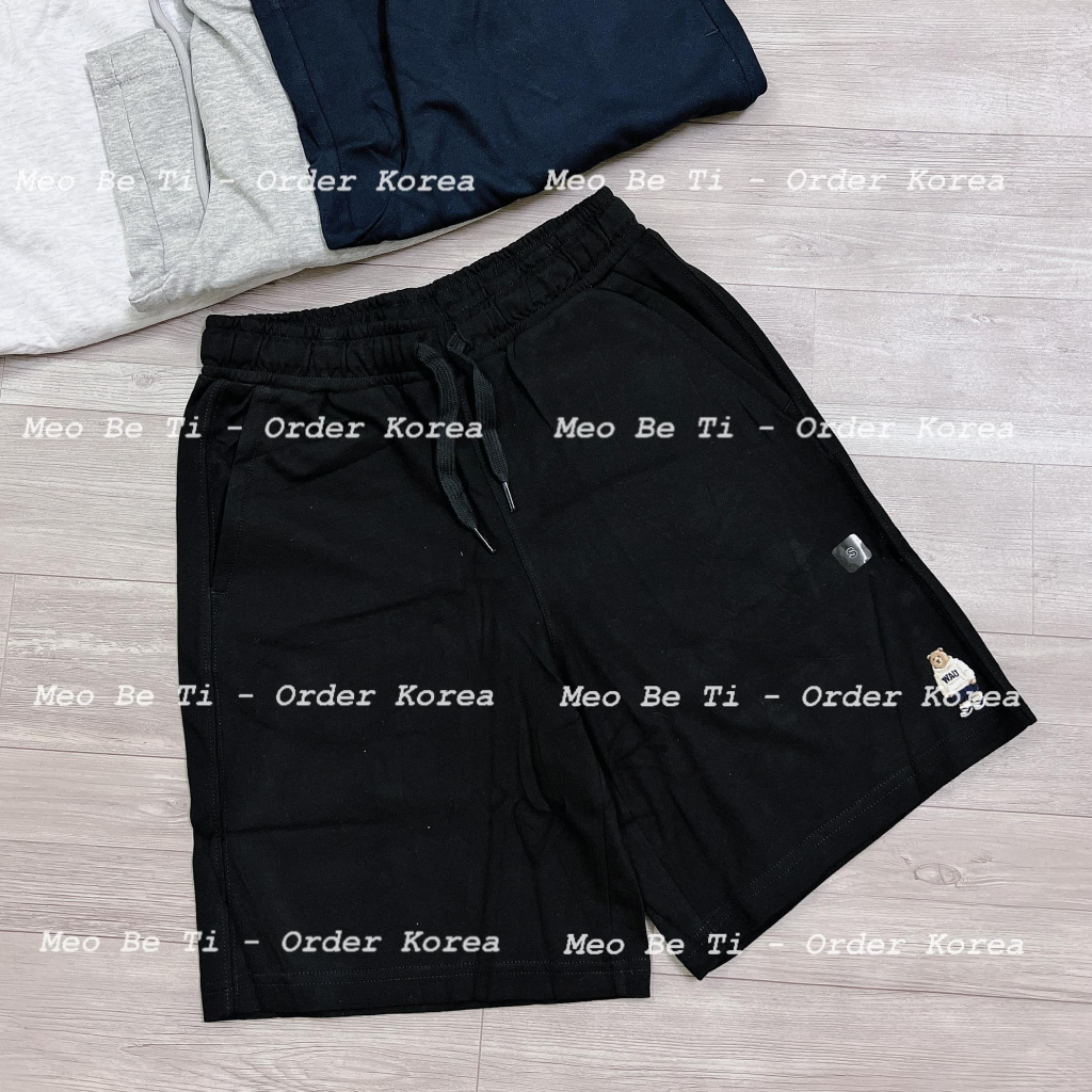 WHO.A.U] Quần Shorts Steve Embroidery Half Pants Unisex