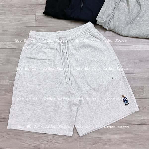 【WHO.A.U】SSteve embroidery half pants WHO.A.U] Quần Shorts Steve Embroidery Half Pants Unisex