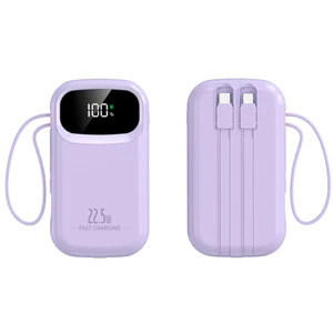 Bộ sạc dự phòng 20000mAh sạc nhanh mini dung lượng lớn có sẵn nhiều dây sạc tích hợp đèn chiếu sáng