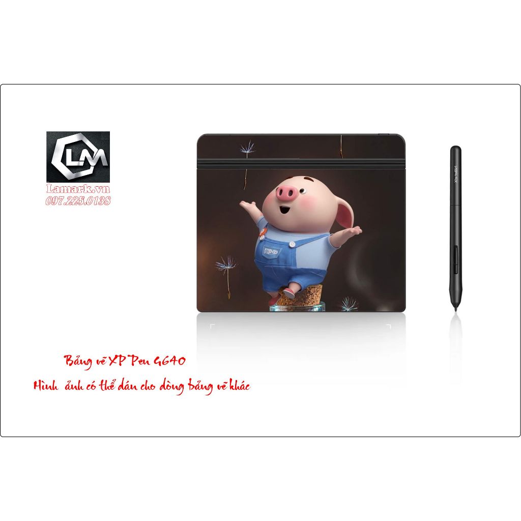 Skin bảng vẽ theo yêu cầu (Wacom, XP, Gaomon, Huion, Veikk, Parblo..) Khách nhớ Ib
