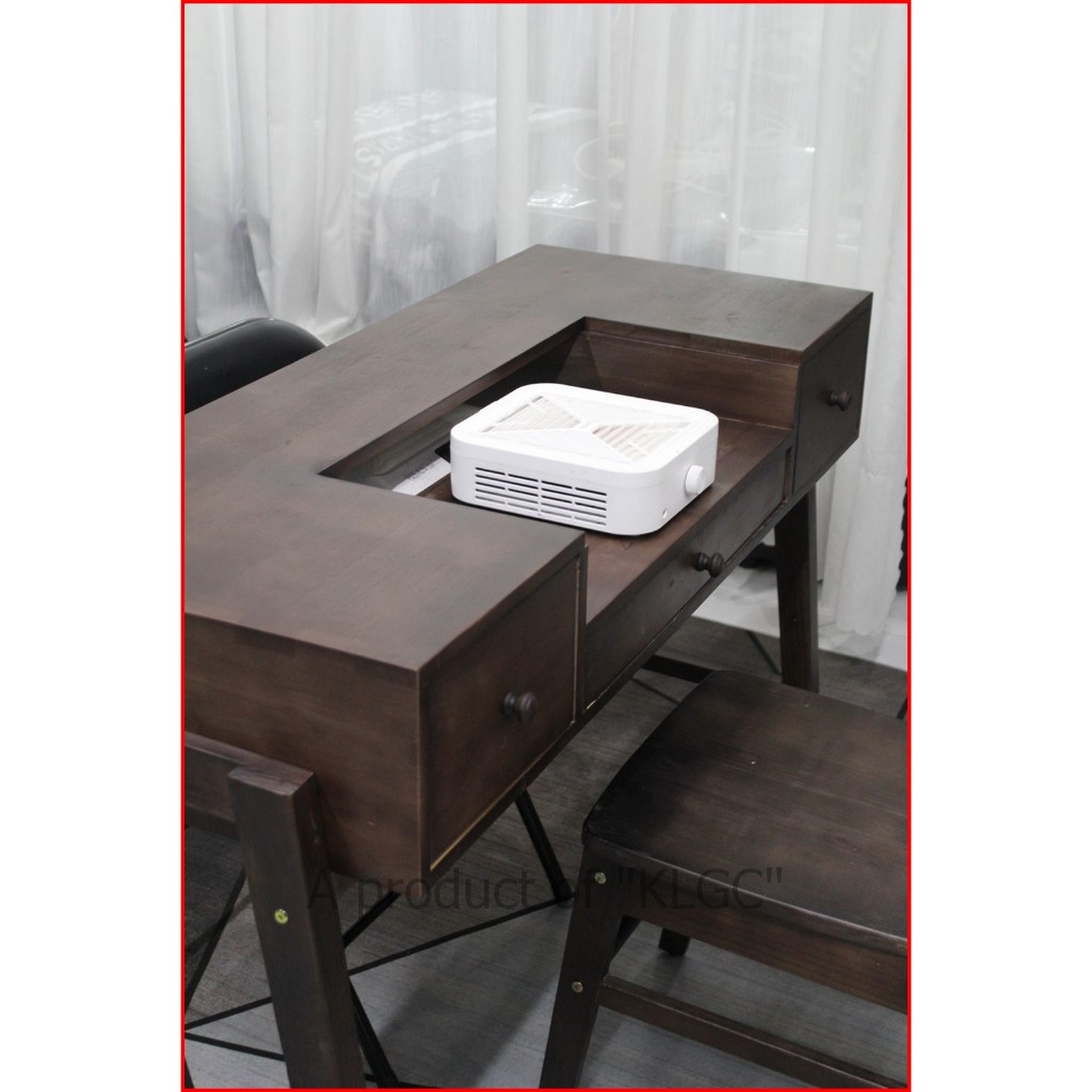 Bàn Làm Nail Gỗ Thông Tự Nhiên NAIL_02 | BigBuy360 - bigbuy360.vn