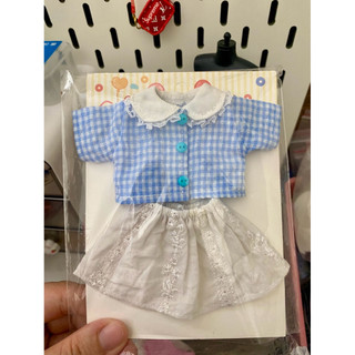 Set áo sơ xanh mi chân váy size dian mập,cừu bé,naibao,6nhỏ(size khác vui lòng ib shop)