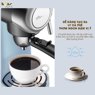 Máy Pha Cà Phê Tự Động Bear CF-B02V1, Dung Tích 240ml, Pha Cafe, Espresso, Cappuccino, Pha Cà Phê Kiểu Ý, Giữ Nhiệt Lâu