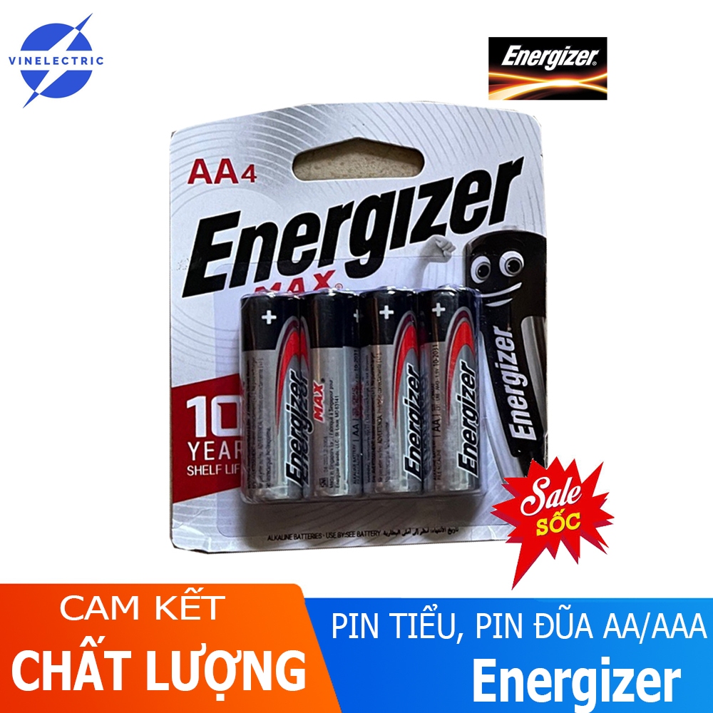 Pin aa energizer - Giá Tốt, Miễn Phí Vận Chuyển, Đủ Loại | Shopee Việt Nam