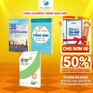 Sách - Combo Làm chủ kiến thức Tiếng Anh THPT: Take note lớp 12, Sổ tay Tiếng Anh, 35 để thi thử THPT Tiếng Anh