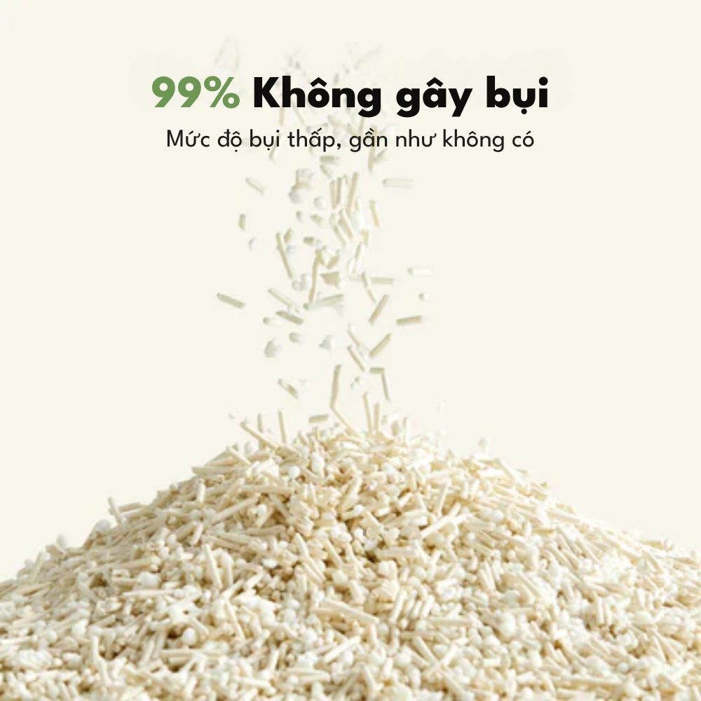 Cát Sắn, Cát Đậu Nành Cho Mèo PETKIT Hữu Cơ Khử Mùi Tốt, Ít Bụi