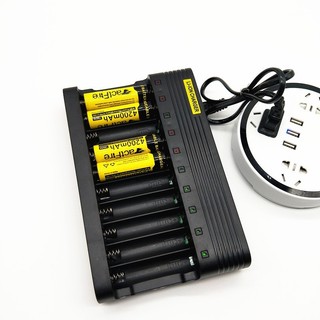 Sạc pin 18650 4.2V , sạc 10 khay và 12 Khay dùng sạc và cân áp đều