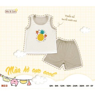 BST Ba lỗ phối viền MẸ VÀ CON+ hình in với chất vải sợi tre mát mẻ, thoải mái ngày hè cho bé