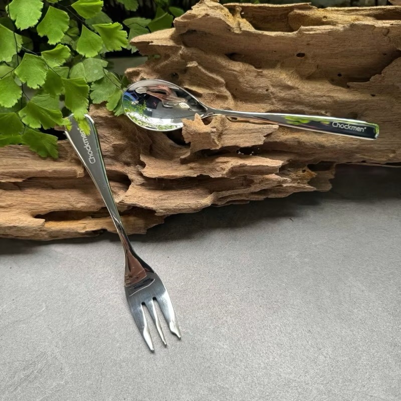 Thìa Sữa Chua KINSGEM BY CHOCKMEN INOX 18/10 Cao Cấp Muỗng Flan Thìa Cà Phê Thìa Ăn Bánh Cực Xinh