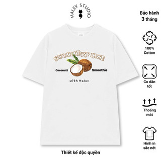 [SUMMER COLLECTION] Áo thun Unisex form rộng tay lỡ in hình bộ sưu tập mùa hè Cocktail chất Cotton Premium