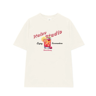 [SUMMER COLLECTION] Áo thun Unisex form rộng tay lỡ in hình bộ sưu tập mùa hè Cocktail chất Cotton Premium