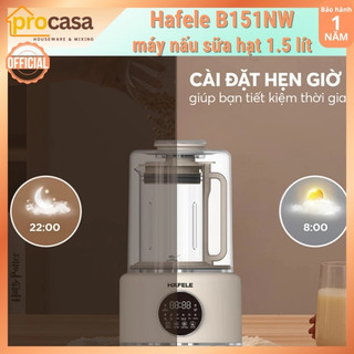 Máy xay nấu sữa hạt đa năng Hafele HS-B151NW - 1.5 lít - có chống ồn - Điều khiển Tiếng Việt