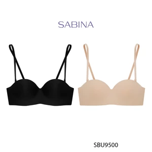 [SALE XẢ HÀNG] Combo 2 Áo Lót Mút Mỏng Vừa Cup Ngang Không Gọng Màu Trơn Pretty Perfect By Sabina SBU9500