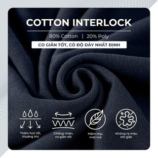 [DEAL SIZE M, XXL] Áo polo nam DENNI, vải cá sấu cotton interlock cao cấp, thanh lịch sang trọng - POLOMANOR