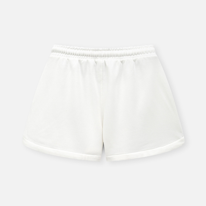 Quần Short Nữ BOO Chất Liệu Nỉ Da Cá Cao Cấp In Logo Made In The Streets