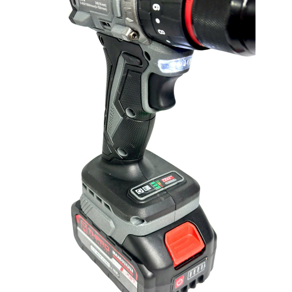 Máy Khoan Pin THPRO TH7721AK, 3 Chức Năng, Đầu 10ly Autolock, Động Cơ Không Chổi Than, Chân Pin Phổ Thông