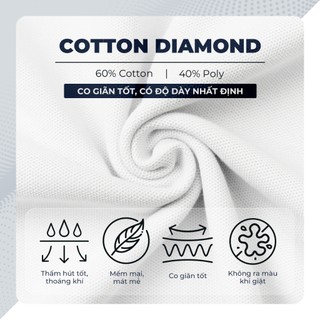 Áo polo nam cao cấp FELIX, chất liệu mới cotton diamond USA thanh lịch sang trọng - POLOMANOR