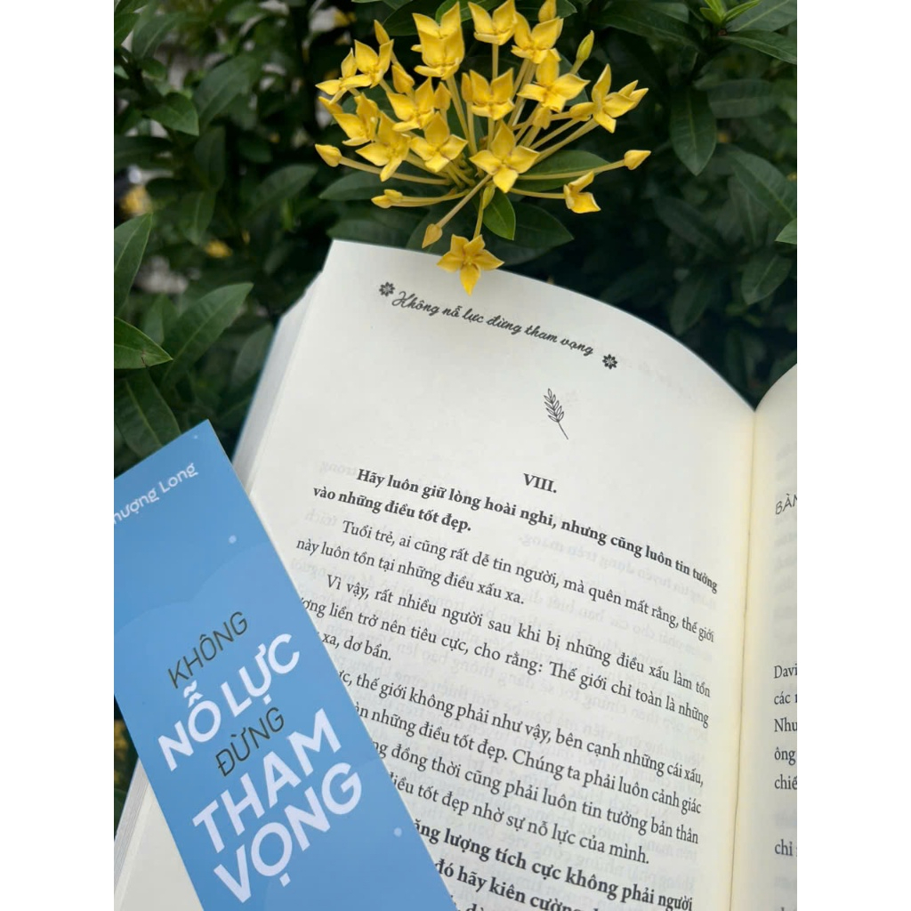Sách - Không Nỗ Lực Đừng Tham Vọng - Có Khát Vọng Con Người Sống Lành Mạnh Và Biết Nỗ Lực Hơn