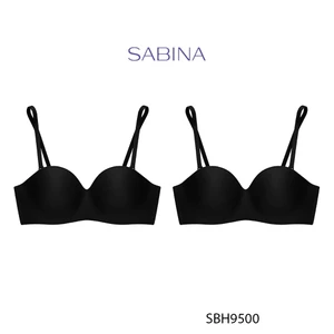 [SALE XẢ HÀNG] Combo 2 Áo Lót Cúp Ngang Mút Dày Vừa Không Gọng Màu Trơn Soft Doomm Body Bra By Sabina SBH9500