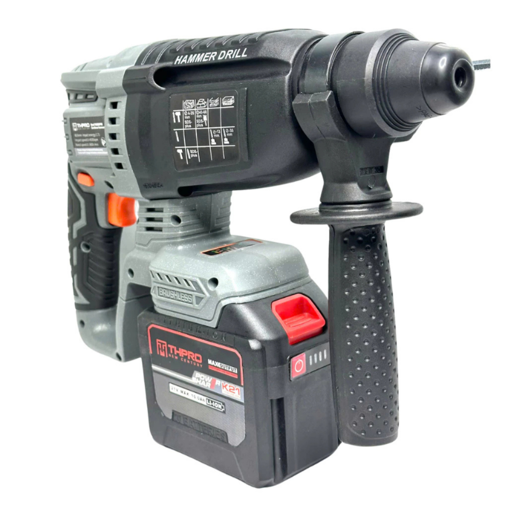 Máy Khoan Bê Tông Pin THPRO TH2606PRO Động Cơ Lõi Đồng Chân Pin Phổ Thông