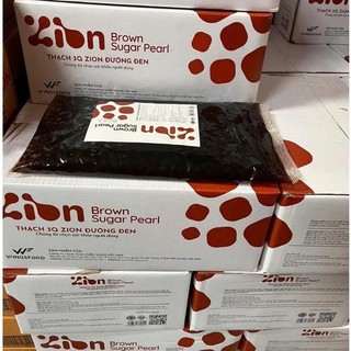Thạch Trân Châu 3Q Zion Đường Đen - Gói 2kg | Dẻo Dai – Ngọt Dịu – Chuẩn Gu Trà Sữa