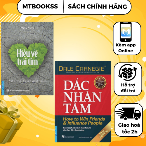Sách - Combo Hiểu Về Trái Tim + Đắc Nhân Tâm (khổ lớn) - First News