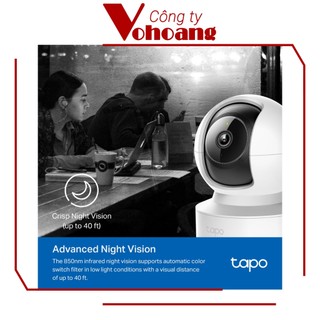 TP-Link Tapo C222 Camera AI 2K Rõ Nét, Quay Quét Rộng, Bảo Mật, Thông Minh, Nhìn Đêm Xa