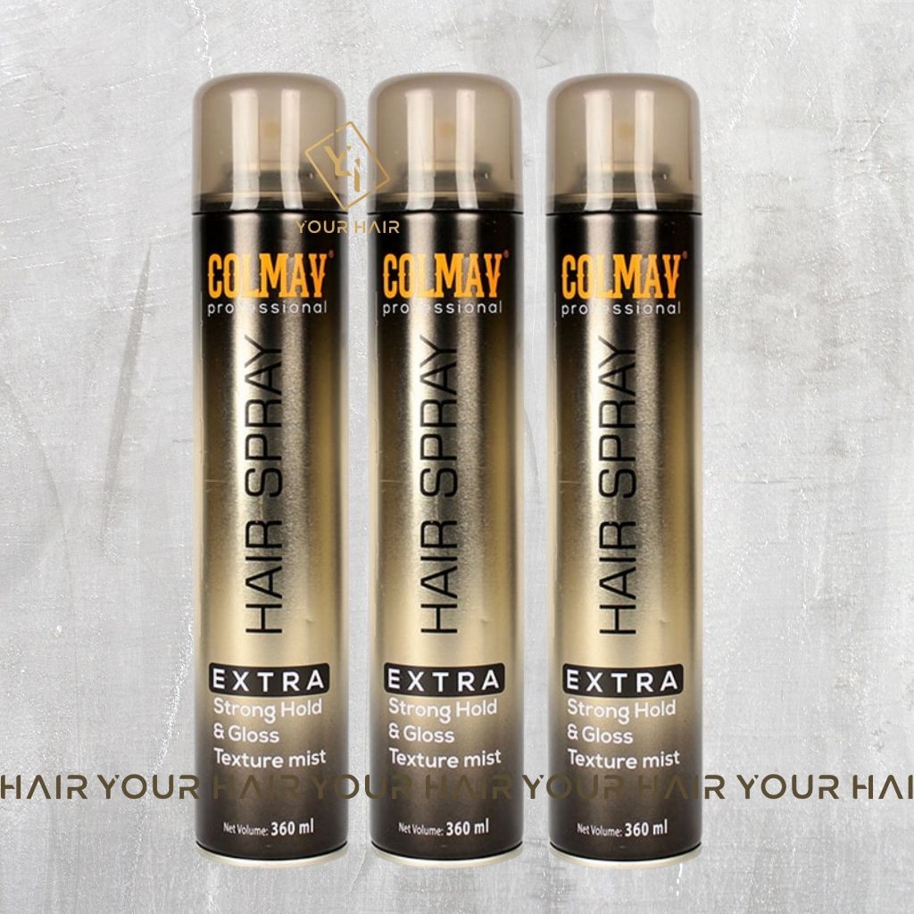 Gôm xịt giữ nếp Colmav Hair Spray - Extra Strong Hold - 360ml