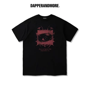 Áo Thun Unisex DAPPERANDMORE "SPIRIT EYE T-SHIRT" Form Rộng Oversize 100% Cotton 250GSM - Đen
