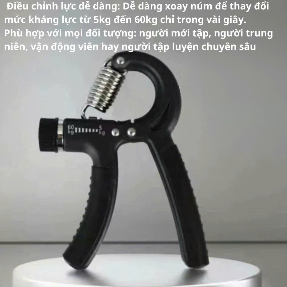 Dụng Cụ Bóp Tay Điều Chỉnh Lực - Tăng Cường Tập Thể Dục Thể Thao Mỗi Ngày