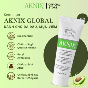 Kem Mụn Viêm AKNIX GLOBAL 40g dành cho mụn viêm, mụn bọc, mụn nang, mụn nội tiết