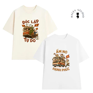 Áo thun yêu nước in hình Độc Lập Tự Do form rộng nam nữ chất cotton Premium