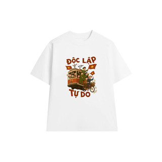 [MẪU MỚI] Áo thun yêu nước in hình Độc Lập Tự Do form rộng nam nữ chất cotton Premium