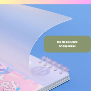 Sổ vở còng bìa lót lối sống hiện đại CityPop làm sổ tập vở học sinh sinh viên + Ruột Giấy BONZAI