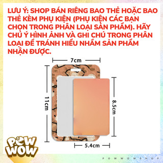 Bao Đựng Thẻ Nhân Viên Nhựa ABS Phong Cách Hoạt Hình Hình Mèo Cam Mèo Đen Orange Black Cat Đáng Yêu Cute